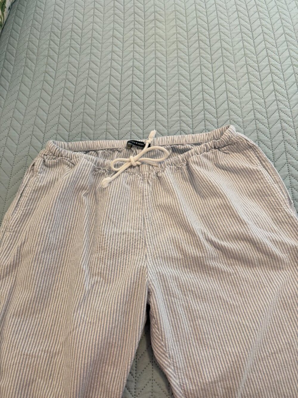 Brandy Melville Women's Blue & White Striped Pants Size OS - Picture 5 of 9